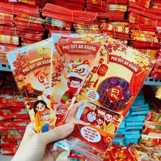 Bao lì xì 2022 Hổ Vàng NHÂM DẦN, túi 50 bao lì xì mới nhất 2022 ngẫu nhiên