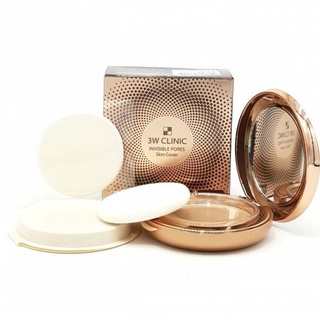 Phấn Tươi Trang Điểm Dưỡng Trắng 3W CLINIC Invisible Pores Skin Cover  12gr - 3W042