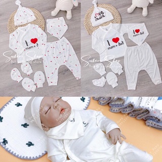 sét quà tặng 5 chi tiết cho cho bé sinh cao cấp Moon
