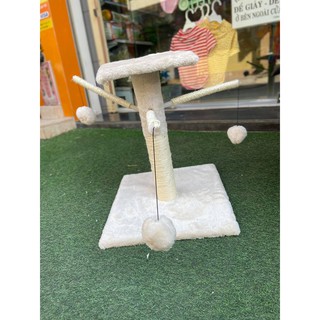 trụ mèo kèm banh cần câu cho mèo - CAT TREE