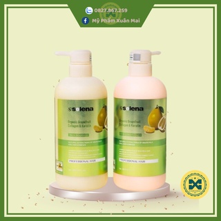 Bộ Dầu Gội Xả Bưởi Selena 800ml