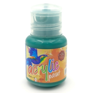 Chai Màu Vẽ Acrylic 30ml - Xanh Lá Đậm