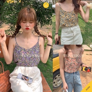 Áo 2 Dây Nữ Hoa Nhí Trẻ Trung Tep Venus A2D009