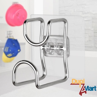 Móc Dán Inox Treo Thau Chậu, Rổ , Khăn , Quần Áo , Đồ Dùng Phòng Tắm , Nhà Bếp - Móc Treo Đồ Dán Tường Đa Năng