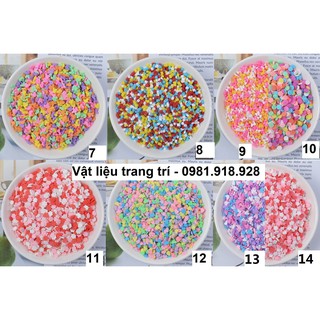 Cốm trang trí slime mẫu mới (20g) phụ kiện trang trí slime