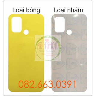 Dán PPF Realme C17 loại nhám, bóng dành cho màn hình, mặt lưng, mặt lưng full viền