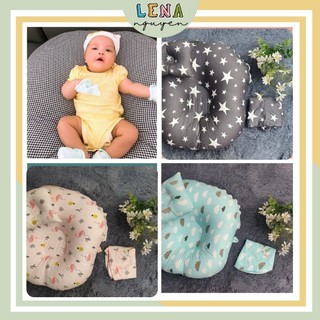 Gối chống trào ngược chống lõm méo đầu bé sơ sinh ngủ ngon hàng chất lượng cao giá rẻ