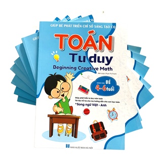 Sách Toán Tư Duy Beginning Creative Math (Dành Cho Bé 4-6 Tuổi Song Ngữ Việt Anh)