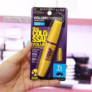 MASCARA DÀY - DÀI - CONG MI MAYBELLINE COLOSSAL 7X NHẬP KHẨU CHÍNH HÃNG - 5005