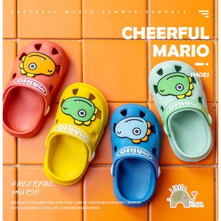 Dép đa năng cho bé chống trơn trượt cheerful mario _ Cross Dino