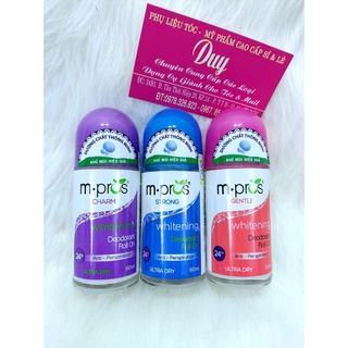Lăn Khử Mùi Cơ Thể M-pros New 60ml (Dạng Kem Sữa)