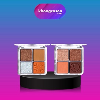 Bảng Phấn Trang Điểm Mắt HANLU PJ604 4 Màu Chống Thấm Nước 3.2g - Khongcoson