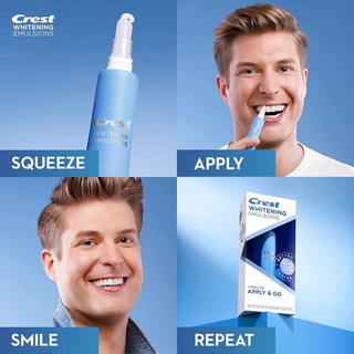 [Hot new] Gel tẩy trắng răng dưỡng răng trắng sáng Crest Emulsions tuyp 12ml