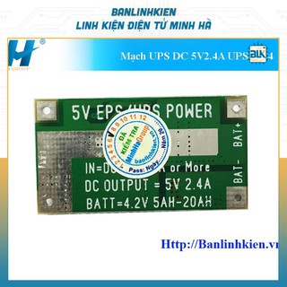 Mạch UPS DC 5V2.4A UPS-0524