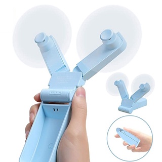 Quạt cầm tay mini 2 đầu tiện dụng