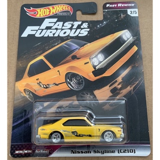 Xe Hot Wheels Nissan Skyline (C210) Fast Furious Original