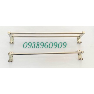 Thanh Treo Khăn Inox 304 Cao Cấp - Máng Khăn Đơn/Đôi Inox 304 - Mã SP: MK:208/MK:209