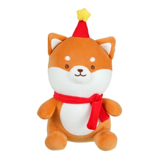 Thú bông Mini Family Series Sitting Shiba Inu  (with Star) MINISO