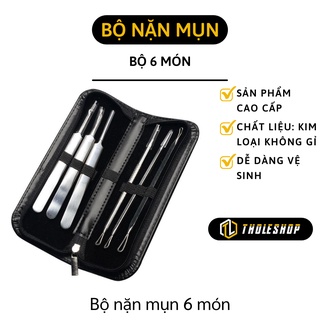Dụng Cụ Nặn Mụn - Bộ Nặn Mụn 6 Món Tiện Lợi Chuyên Nghiệp Đảm Bảo Vệ Sinh, An Toàn 7522