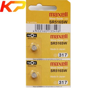 2 pin đồng hồ sr516sw sr516 317 maxell chính hãng.