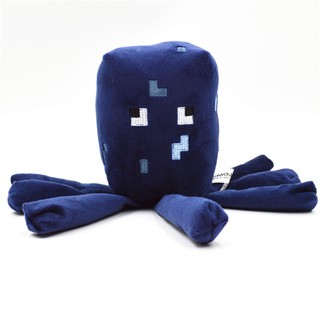 Nhồi bông Mực minecraft 17cm chất liệu nỉ mềm mại dành cho bé