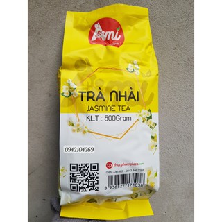 Lục Trà Hương Nhài/ Trà Xanh Hương Nhài hiệu AMI gói 500g- SIÊU PHẨM CAO CẤP CHO TRÀ CHANH
