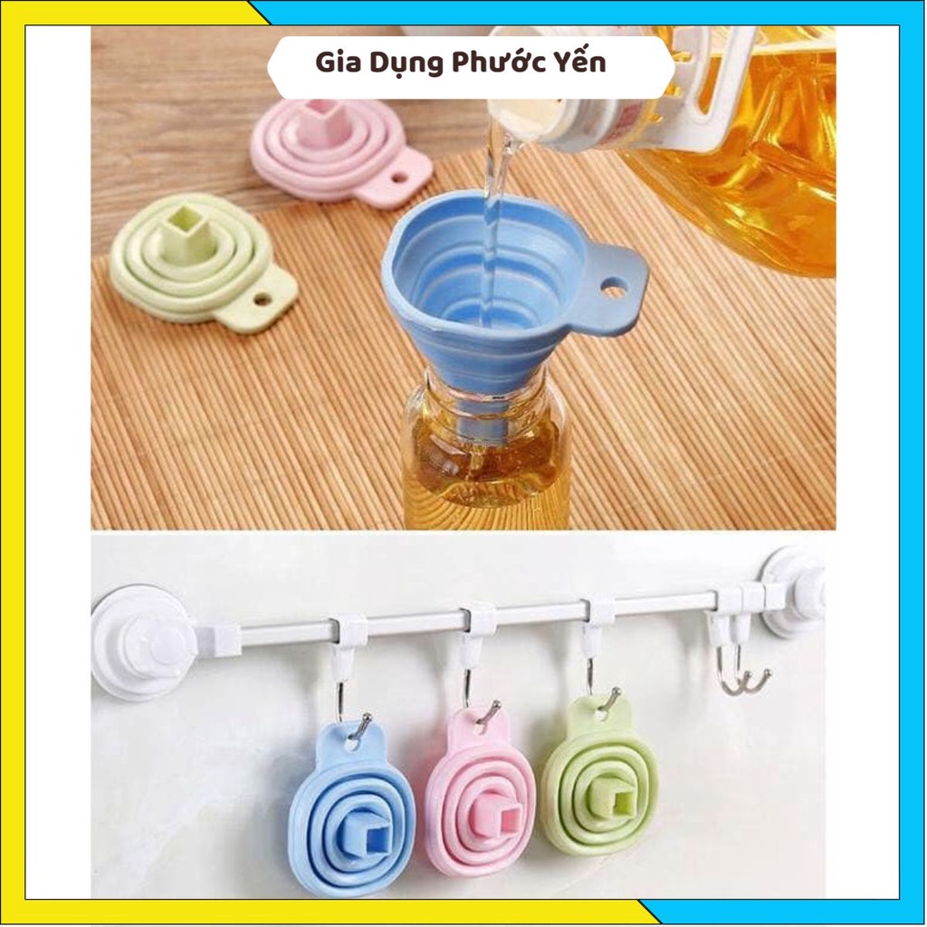 Phễu silicon gấp gọn