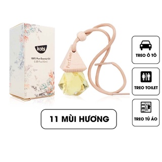 Tinh dầu treo xe ô tô Kobi giúp khử mùi xe mới, chống say xe, thay thế nước hoa hiệu quả - 8ml/chai