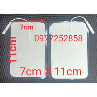 (7x11) Cặp Miếng Dán Xung Điện máy vật lý trị liệu MPT812 va DoctorHome va Dr.Ho (2 cái)