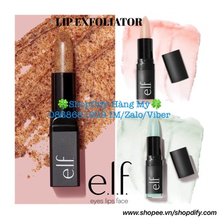 {Hàng Mỹ} Son Tẩy Da, Tế Bào Chết, Dưỡng Môi ELF E.L.F Lip Exfoliator Brown Sugar, Sweet Cherry, Mint Maniac 3.5g