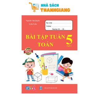 Sách - Bài tập tuần TOÁN 5 tập 2 (1 cuốn)