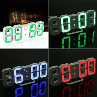 Đồng hồ LED điện tử treo tường hiển thị 12 / 24 giờ