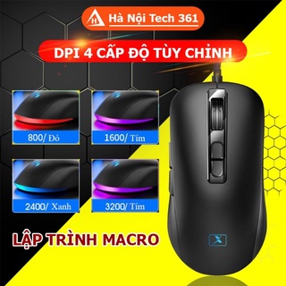 Chuột Máy Tính Gaming Có Dây Giá Rẻ M388- DPI 3200