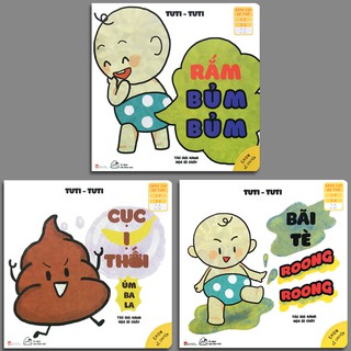Sách - Ehon Kể Chuyện - Tuti Tuti (1-6 tuổi) (Bộ 3 quyển, lẻ tùy chọn)