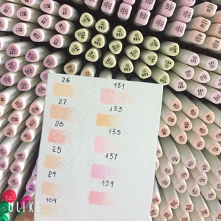 Bút màu dạ Marker Touchliit 6 mã màu da
