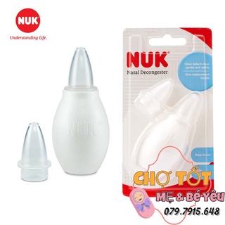 Dụng Cụ Hút Mũi Bằng Tay Nuk Nhập Khẩu (hút mũi dạng bóp silicon)