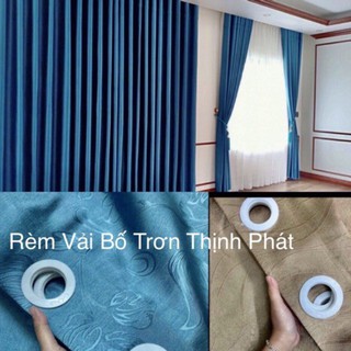Rèm vải bố một mầu chất vải bố nì bền đẹp và sang trọng cản sáng 95%-99%
