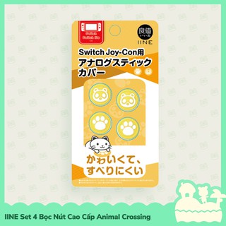 [Sẵn VN - NowShip] IINE Phụ Kiện Set 4 Nút Bọc Cao Cấp Cần Xoay Analog Cho Tay Cầm Joycon Nintendo Switch NS