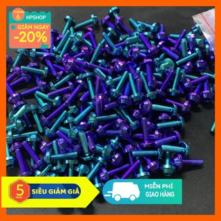 Ốc TITAN Gr5 4ly nhiễn Gắn Nắp Bình Dầu và Mão Winer winer x và các dòng xe Honda wave Dream Sonic