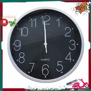 Đồng hồ treo tường cao cấp Quartz Black