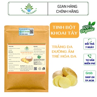 Tinh bột khoai tây nguyên chất 100% - trắng da, dưỡng ẩm, chất tạo đặc nấu ăn | Bột Natural