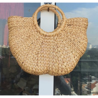 Giỏ lục bình hình bán nguyệt lượn sóng