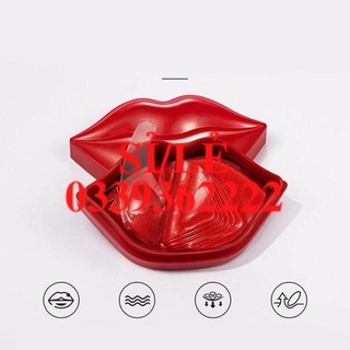[ CHÍNH HÃNG ] Hộp 20 miếng mặt nạ dưỡng môi Hiisees chiết xuất hoa hồng Sena Beauty  HAIANHSHOP