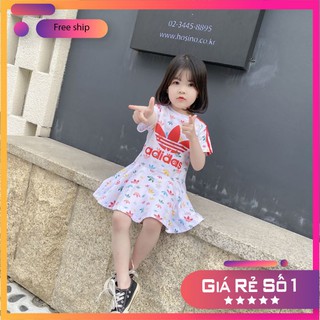 Váy Bé Gái, Bộ Đồ Cho Bé, Đầm, Váy Cho Bé Gái Size Đại từ 4 -14 Tuổi Baybyshark1