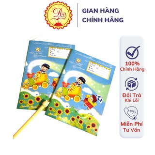 Vở học sinh 4 ô ly luyện viết chữ đẹp Ánh Dương không nhòe không thấm mực cao cấp 80 trang