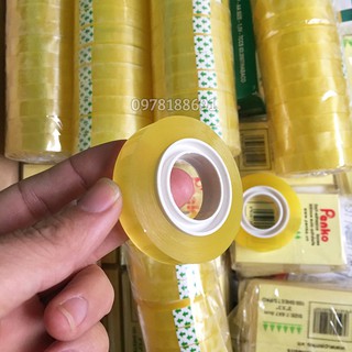 Băng dính nhỏ loại dày – Băng keo nhỏ văn phòng 1c - HUMA
