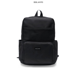 Balo Đi Học OXFORD Chống Nước Cao Cấp Thời Trang Rẻ Đẹp Nhẹ Vải Canvas Đen Đựng Laptop Đi Chơi Du Lịch Nam Nữ DOLANTO