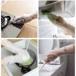 Găng tay cao su siêu dai dùng trong nhà bếp, lau dọn vệ sinh tiện dụng