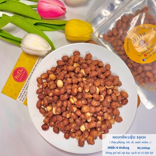 Đậu phộng tỏi ớt 100gr Ăn vặt HiDu vừa ngon vừa rẻ