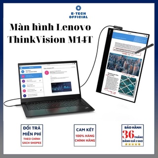 Màn hình Lenovo ThinkVision M14t 14-inch FHD WLED Backlit LCD Monitor 62A3UAR1WW - Màn hình di động BH 36T